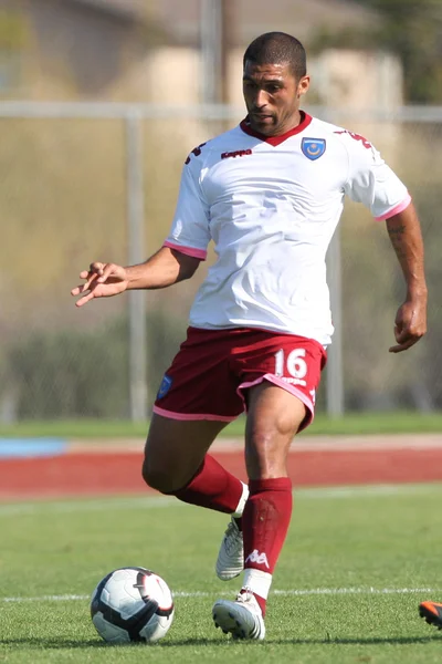 Hayden Mullins en acción durante el partido amistoso —  Fotos de Stock