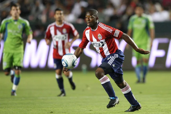 Michael Lahoud en acción durante el juego — Foto de Stock