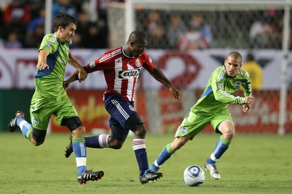 Michael Lahoud en action pendant le match — Photo