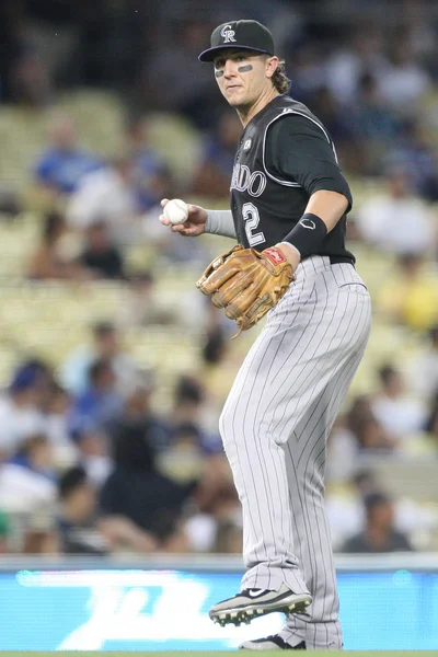 Roy Tulowitzki akcióban a játék során — Stock Fotó