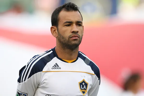 Juninho before the game — Stock Photo, Image