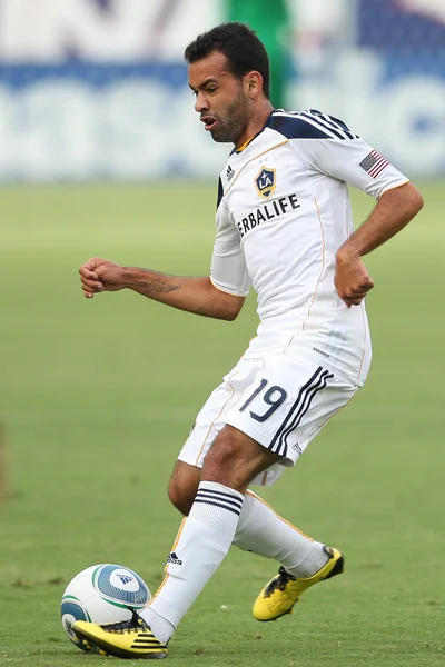 Uninho in action during the game — Stock Photo, Image