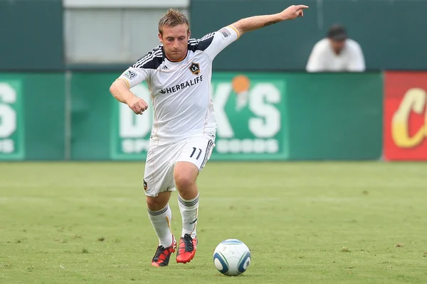 Chris Birchall em ação durante o jogo — Fotografia de Stock