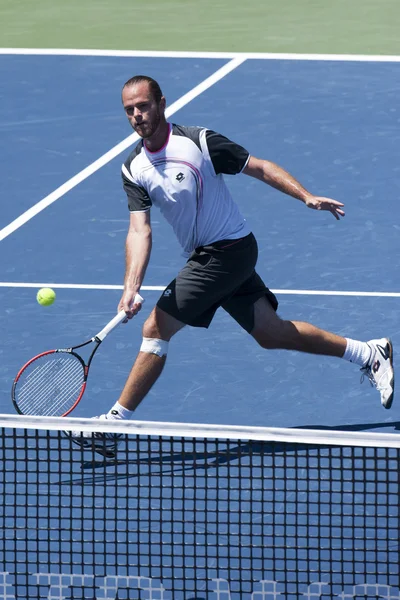 Xavier Malisse in action during the game — Stock Photo, Image