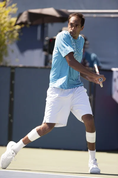 Rajeev ram in Aktion während des Spiels — Stockfoto