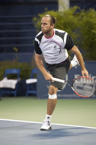 Xavier Malisse en action pendant le jeu — Photo