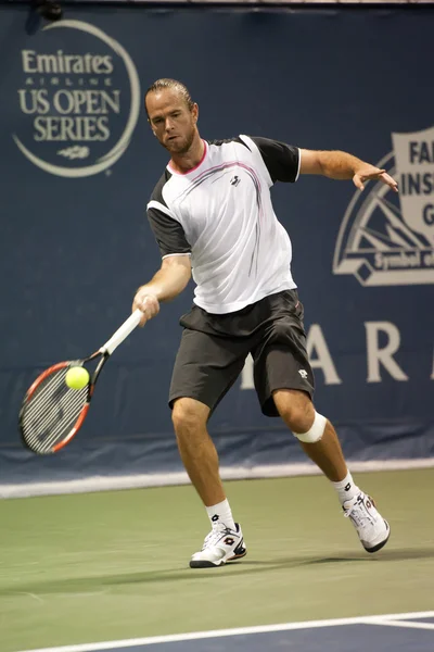 Xavier Malisse in action during the game — Stock Photo, Image