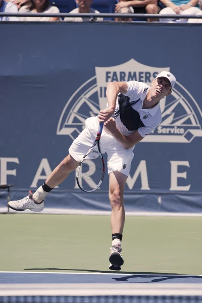 Sam Querrey em ação durante o jogo — Fotografia de Stock