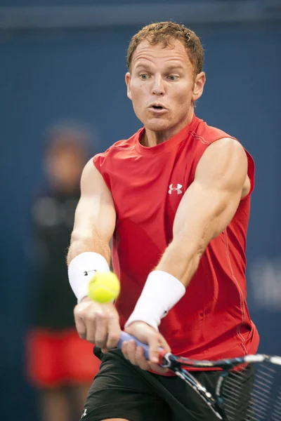 Michael Russell in action during the game — Stock Photo, Image