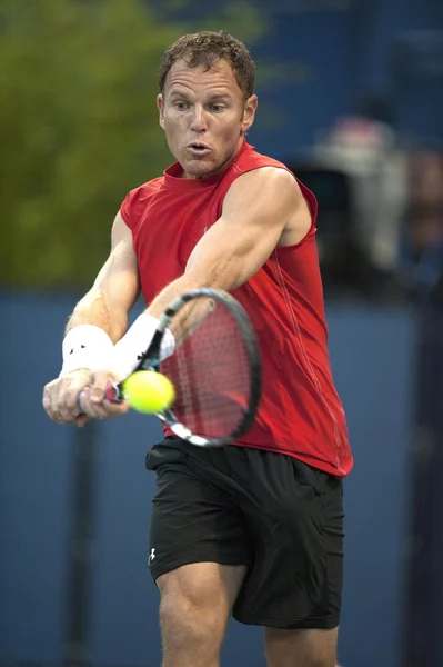 Michael Russell in action during the game — Stock Photo, Image