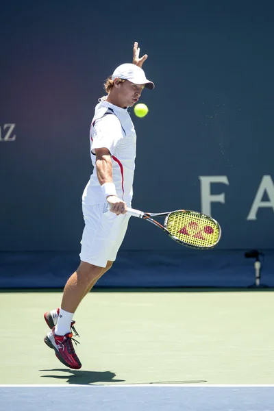 Ricardas Berankis in action during the game — Stock Photo, Image