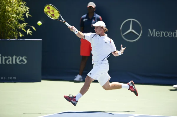 Ricardas Berankis in action during the game — Stock Photo, Image
