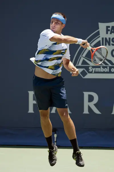 Marinko matosevic in actie tijdens het spel — Stockfoto