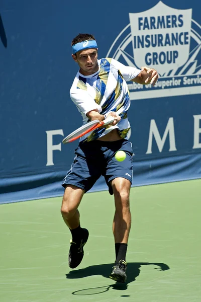 Marinko Matosevic in action during the game — Stock Photo, Image