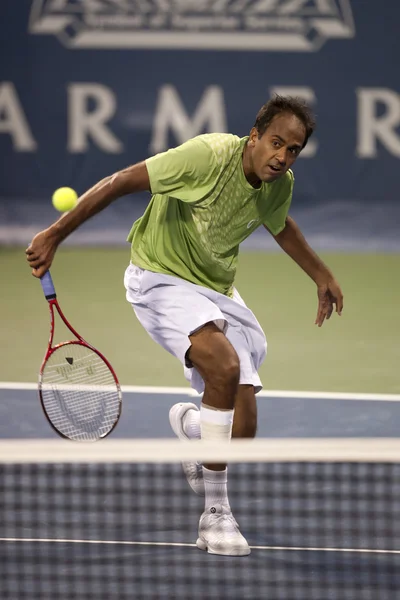 Rajeev Ram em ação durante o jogo — Fotografia de Stock