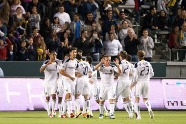 İlk yarı oyun içinde bir hedefe sonra los angeles galaxy