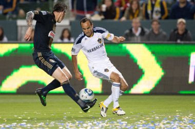 Landon donovan ve danny califf oyun sırasında eylem