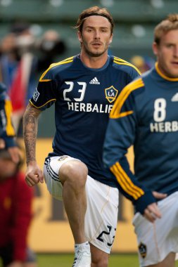 Maçtan önce David beckham