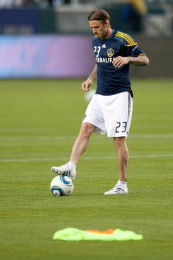 Maçtan önce David beckham