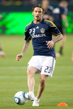 Maçtan önce David beckham