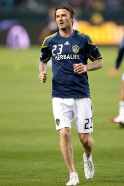 Maçtan önce David beckham
