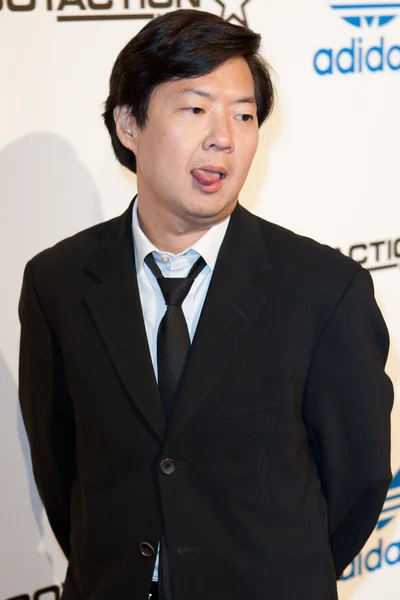 Ken Jeong arrives at the NBA All-Star Weekend VIP party co-hosted by Adidas and Snoop Dogg — Stock Photo, Image