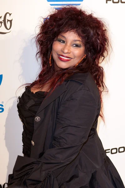 Chaka Khan arriva alla festa VIP NBA All-Star Weekend co-ospitata da Adidas e Snoop Dogg — Foto Stock