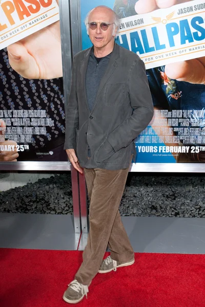 Larry David arrives at the world premiere of Hall Pass — Stock Photo, Image