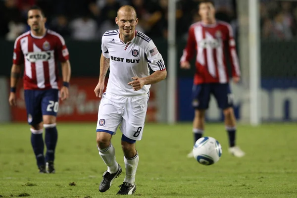 Freddie Ljungberg en acción durante el juego —  Fotos de Stock