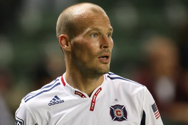 Freddie Ljungberg în timpul jocului — Fotografie, imagine de stoc