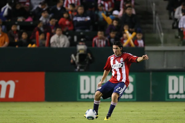 Carlos Borja in action during the game — Stock Photo, Image