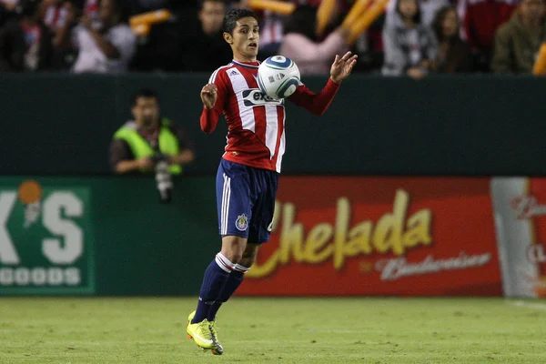Mariano trujillo σε δράση κατά τη διάρκεια του παιχνιδιού — Φωτογραφία Αρχείου