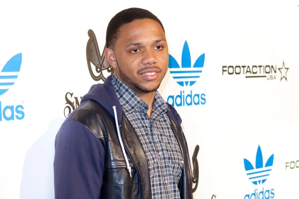 Eric Gordon llega a la fiesta VIP All-Star Weekend de la NBA co-organizada por Adidas y Snoop Dogg — Foto de Stock