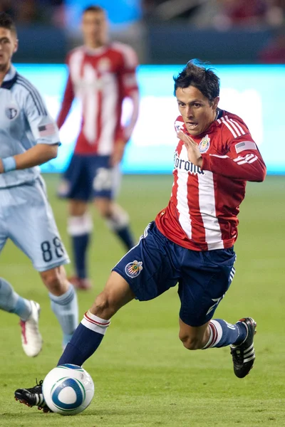 Marcos Mondaini in action during the game — Stock Photo, Image