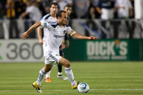 Landon donovan i aktion under spelet — Stockfoto