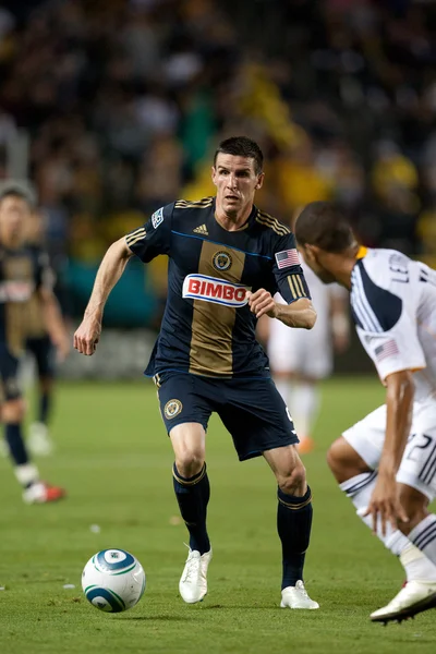 Sebastien Le Toux in action during the game — Stock Photo, Image