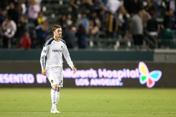 David Beckham pendant le match — Photo