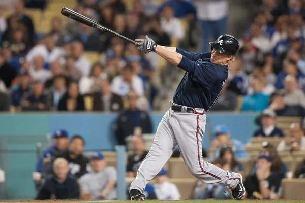 Nate mclouth in actie tijdens het spel — Stockfoto