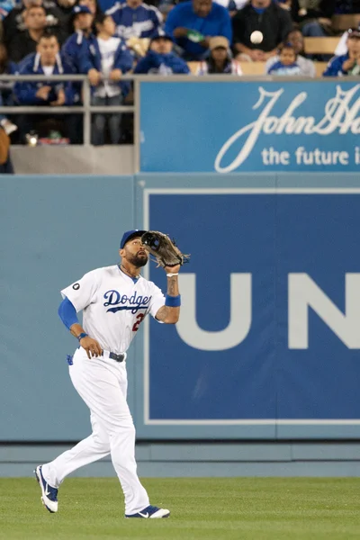 Matt Kemp en acción durante el juego — Foto de Stock