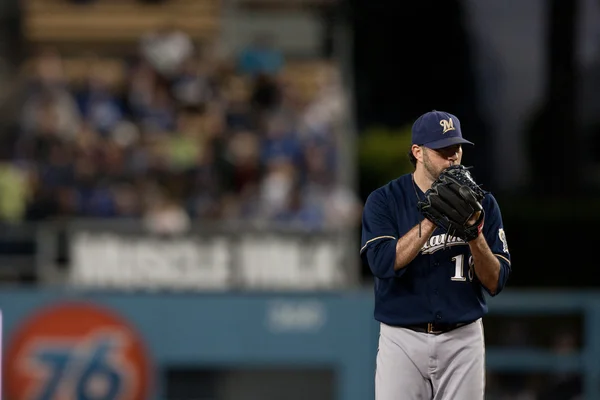 Shaun Marcum during the game — Stock Photo, Image