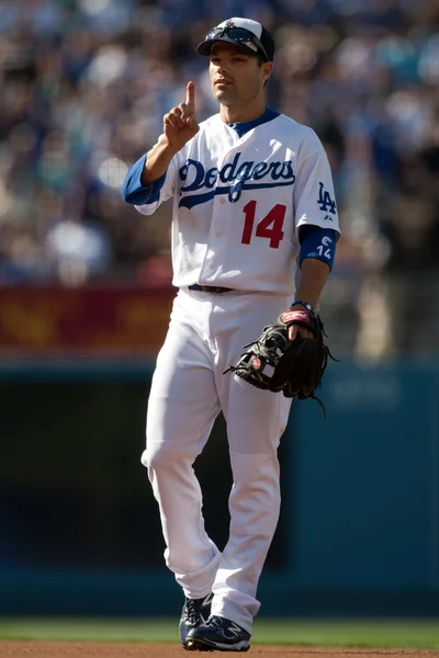 Jamey Carroll during the game — Stock Photo, Image