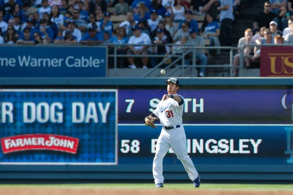 Ay Gibbons in action during the game — Stock Photo, Image