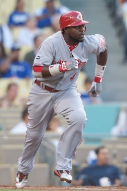 Brandon Phillips in action during the game clipart