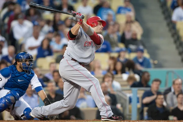 Joey Votto at bat during the game — Stock Photo, Image