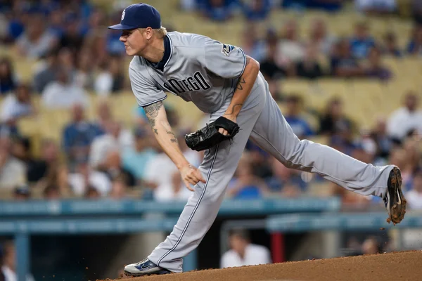 Mat Latos durante o jogo — Fotografia de Stock