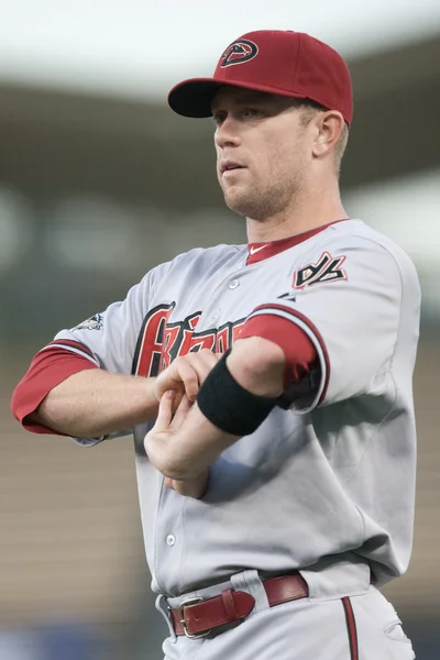 Aaron Hill antes do jogo — Fotografia de Stock