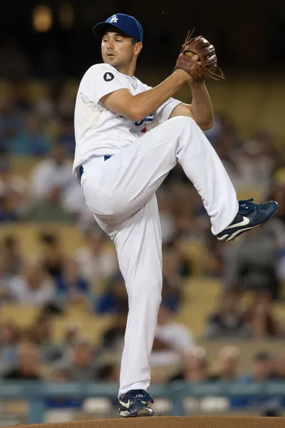 Ted Lilly in action during the game — Stock Photo, Image