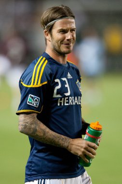 Maçtan önce David beckham