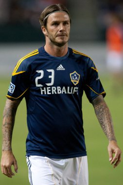 Maçtan önce David beckham