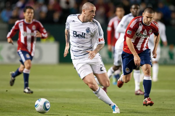 Eric Hassli in action during the game — Stock Photo, Image